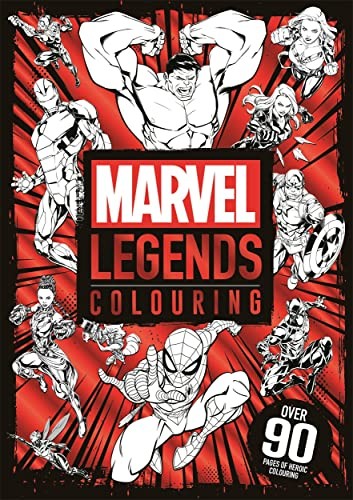 Marvel Legends Colouring by Marvel Entertainment International Ltd Paperback NEW - Image 3