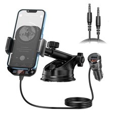 Bluetooth Car Adapter 3 in 1 FM Transmitter Car Radio Bluetooth Transmitter w...