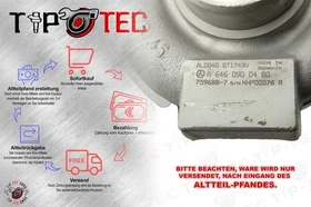 Turbolader A6460900480 759688 Mercedes Benz Sprinter 906 3,5 3T 5T Kasten Bus Pr