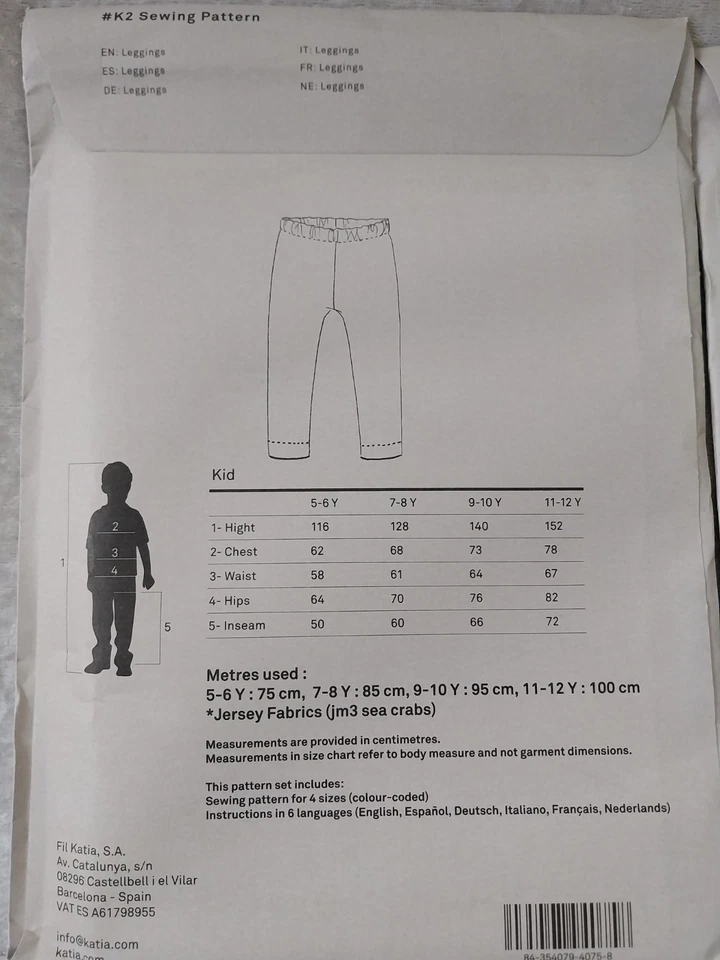 Katia Fabrics Sewing Patterns Mixed Lot Children's Clothing - Image 3 of 4