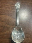 Large Sterling Silver Gorham 2001 Snowflake Sugar Spoon 44.8 Grams