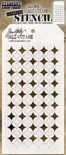 Tim Holtz Stampers Anonymous Layering Stencil Shifter Burst Pattern Template