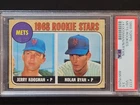 *NICELY CENTERED * PSA 3.5 1968 Nolan Ryan #177 Rookie Baseball Card Old Mets