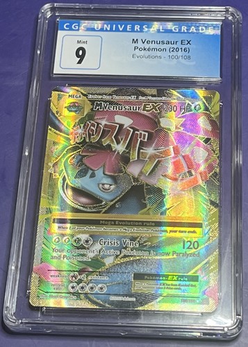 M Venusaur-EX graded CGC 9 for sale on eBay