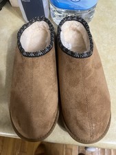 Women s Size 11 Suede Slipper Shoes Brown only tried on
