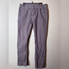 Vineyard Vines Men's 5 Pocket Pant Gray Corduroy Pants 34X34