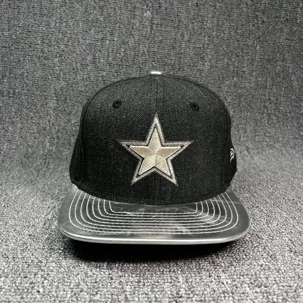 New Era Dallas Cowboys 9FIFTY Youth Snapback Hat Black Silver Star NFL Cap