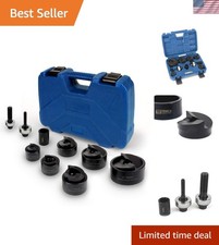 Precision Manual Knockout Punching Tool Set 1/2" to 2" for Electrical Conduits