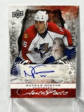 2008-09 Upper Deck Artifacts Auto-Facts Nathan Horton #AF-NH Florida Panthers