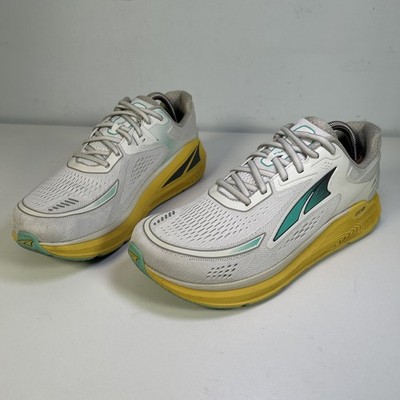Altra Paradigm 6 Mens Size 9 Gray Yellow Athletic Running Shoes Sneakers