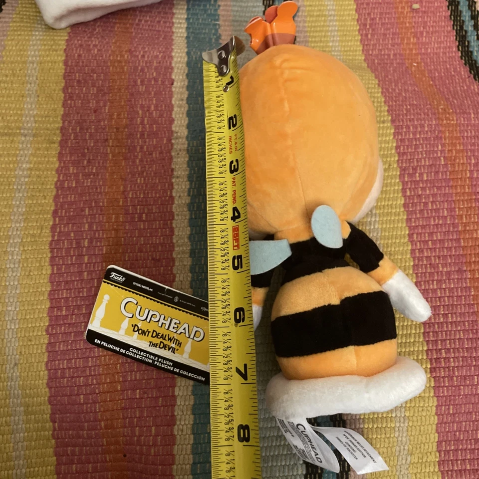 Funko de peluche Cuphead Rumor Honeybottoms Bee 2018 nuevo con etiquetas Foto 4 de 4