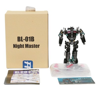 BaiLan Toys BL-01B OP.  Black Nemesis Prime movie Figure toy in stock