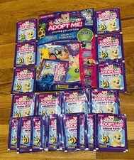 Adopt Me! Starter Pack Sticker Collection Album + 31 Stickers and 36 packs set