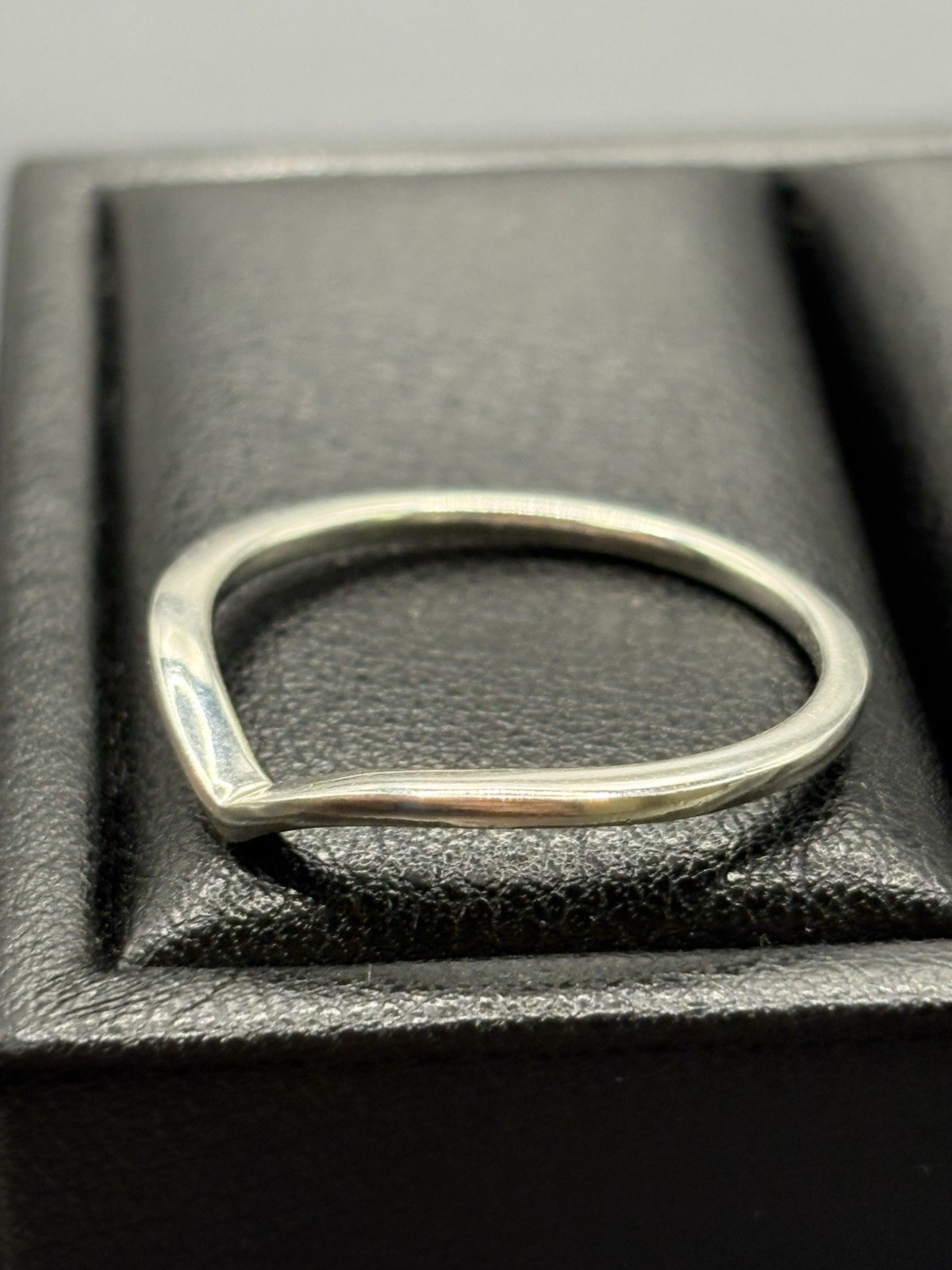 Pandora Sterling Silver Chevron Stack Ring Size 1… - image 2