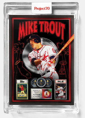 2021 Topps Project 70 #410 Mike Trout by DJ SKEE