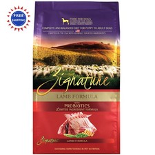 Dry Dog Food Lamb Limited Ingredient 25lb Zignature Formula treats chews natural 4.80 per pound