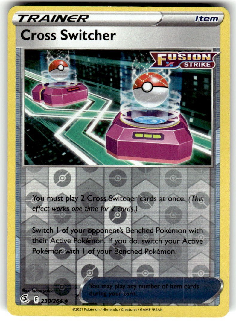 Cross Switcher 230/264 Reverse Holo | Fusion Strike | Pokemon Card