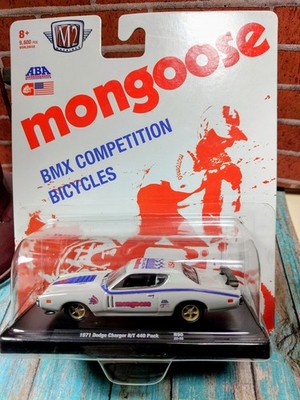 M2 Machines 1971 Dodge Charger R/T 440 Pack Mongoose / BMX Competition Bicycles