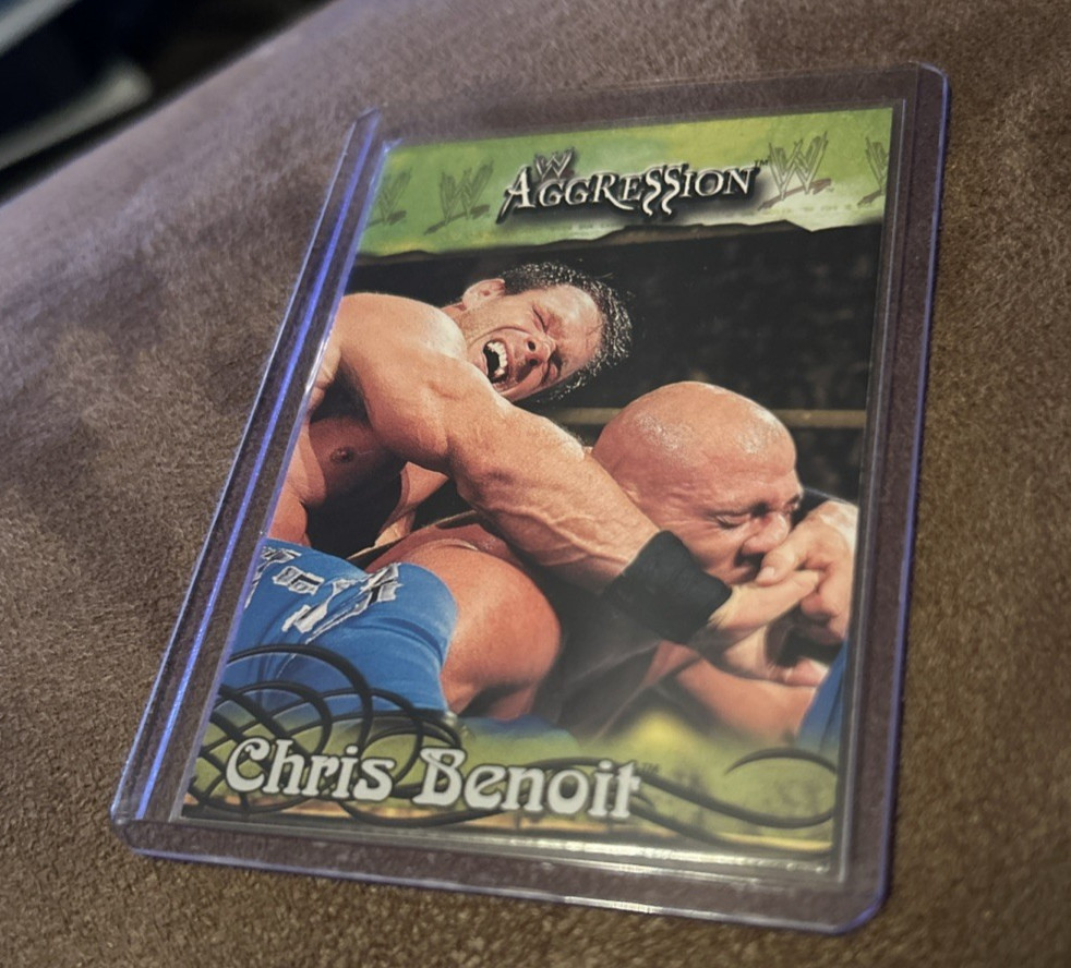 2003 Fleer WWE Aggression Chris Benoit Base Trading Card