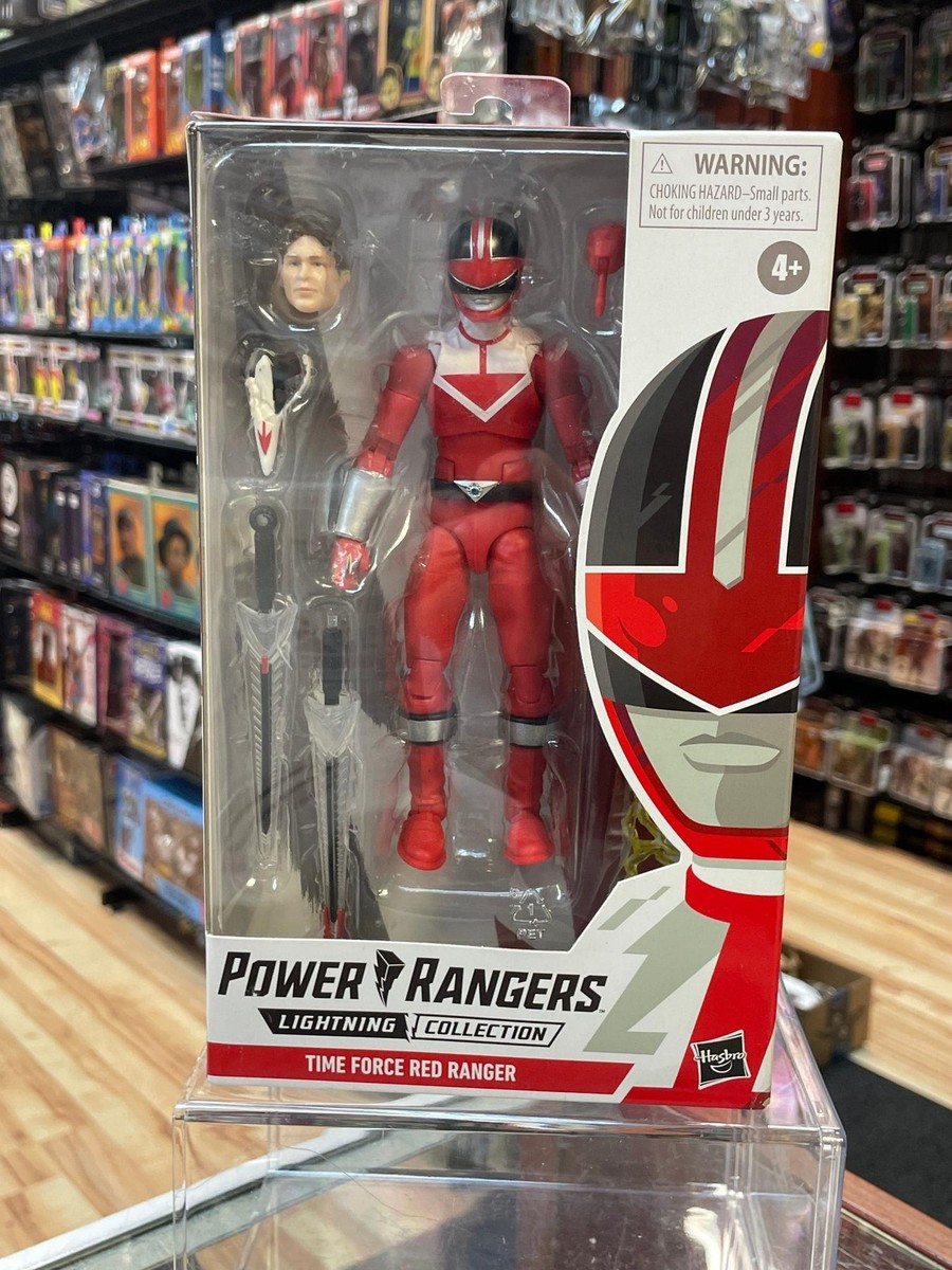 Action figure time force red Power Rangers Lightning Time Force