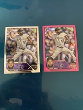 2023 Topps Chrome Update Series - Jake Bird #USC27 Pink Refractor (RC) & 1 Base