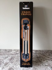 Velbon CX-440 Camera Tripod Shoe Aluminum BRAND NEW IN BOX NEVER USED