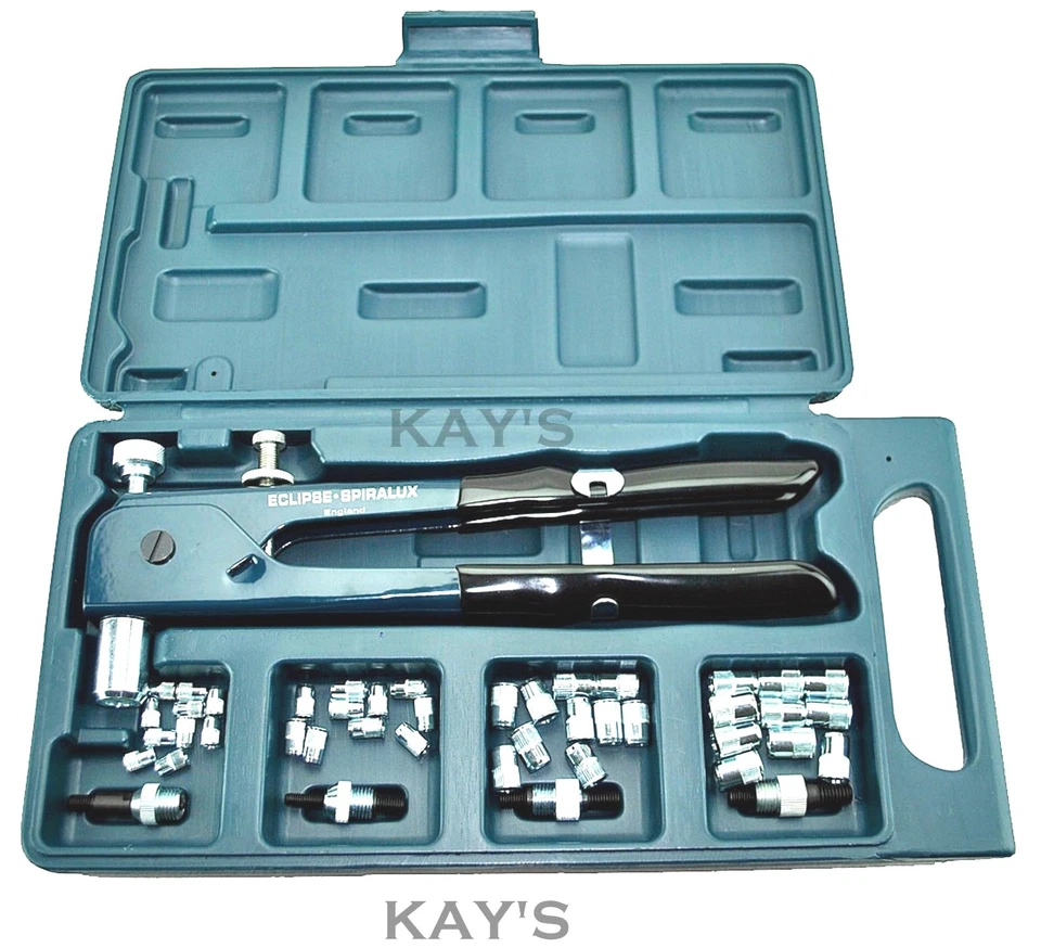 RIVNUT THREADED INSERT RIVET SETTING TOOL ECLIPSE SPIRALUX PROFESSIONAL QUALITY