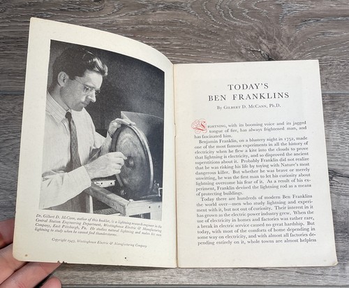 5 1940s Vintage Westinghouse Little Science Series Booklets 1, 4, 5, 9, 10 - Picture 11 of 12