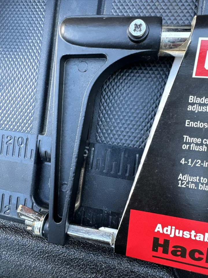 Sierra de calar con marco tubular ajustable Sears Craftsman NOS 36142 vintage Foto 4 de 4