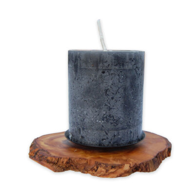 Kerzenhalter RUSTICO aus OLIVENHOLZ Holz