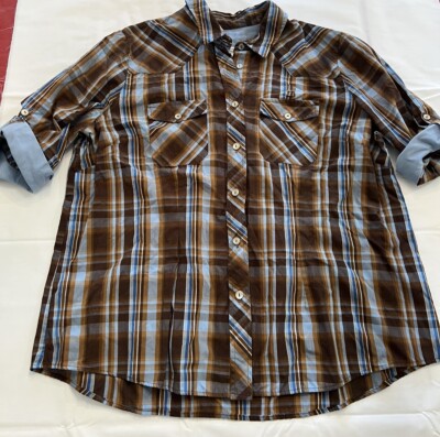 Disney Women s 2xl Worldwide Services Cast Member Western Perl Button Up