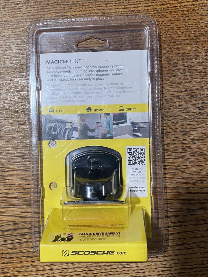 SCOSCHE 通用磁力安装手机支架 360° 汽车家用 iPhone 三星 GPS — 第 2/4 张图片