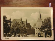 Postkarte Ansichtskarte Mecklenburg Rostok Am Steintor Nr.172