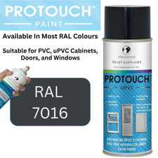 10x RAL 7016 ANTHRACITE uPVC PVC SPRAY PAINT AEROSOLS SATIN FINISH 400ML