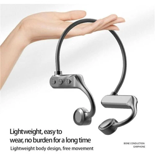 Bone Conduction Headphones Bluetooth 5.2 Wireless Open-Ear Earbuds Sport Headset - Picture 3 of 9
