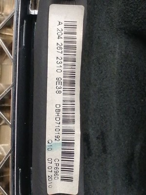 MERCEDES BENZ W204 Gear Knob Boot Cover A2042672310 #1020 for sale 