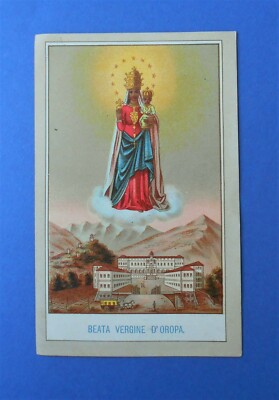 Santino HolyCard Blessed Virgin of Gold Shrine