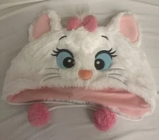 Japan Tokyo Disney Resort Ears HeadBand Cap Fluffy Plush Aristocats Marie