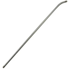 Harris 2393-3F 15" Curved Stainless Steel Tip Tube 1800220