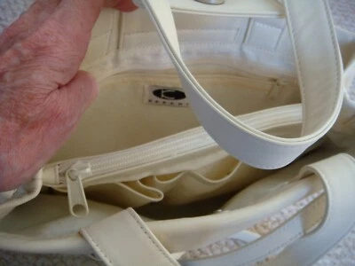 BNWT + Receipt Vintage Koschi Pale Beige (Bone) Leather Bag - Image 1 of 4