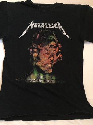 metallica tour tee