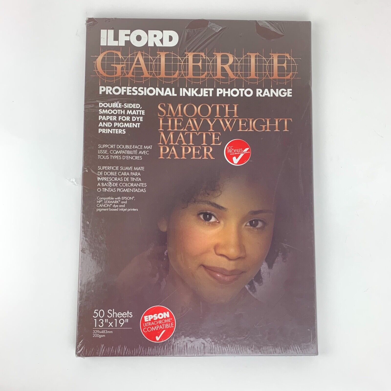 Ilford Galerie Smooth Heavyweight Matte Paper 13x19 50 Sheets NEW