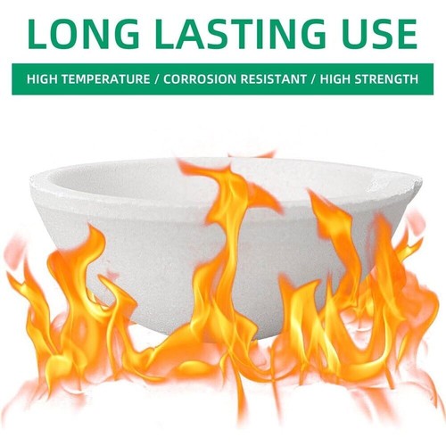 3x Ceramic Quartz Silica Melting Dish Pot Crucible Casting Gold Silver Platinum - Picture 14 of 37