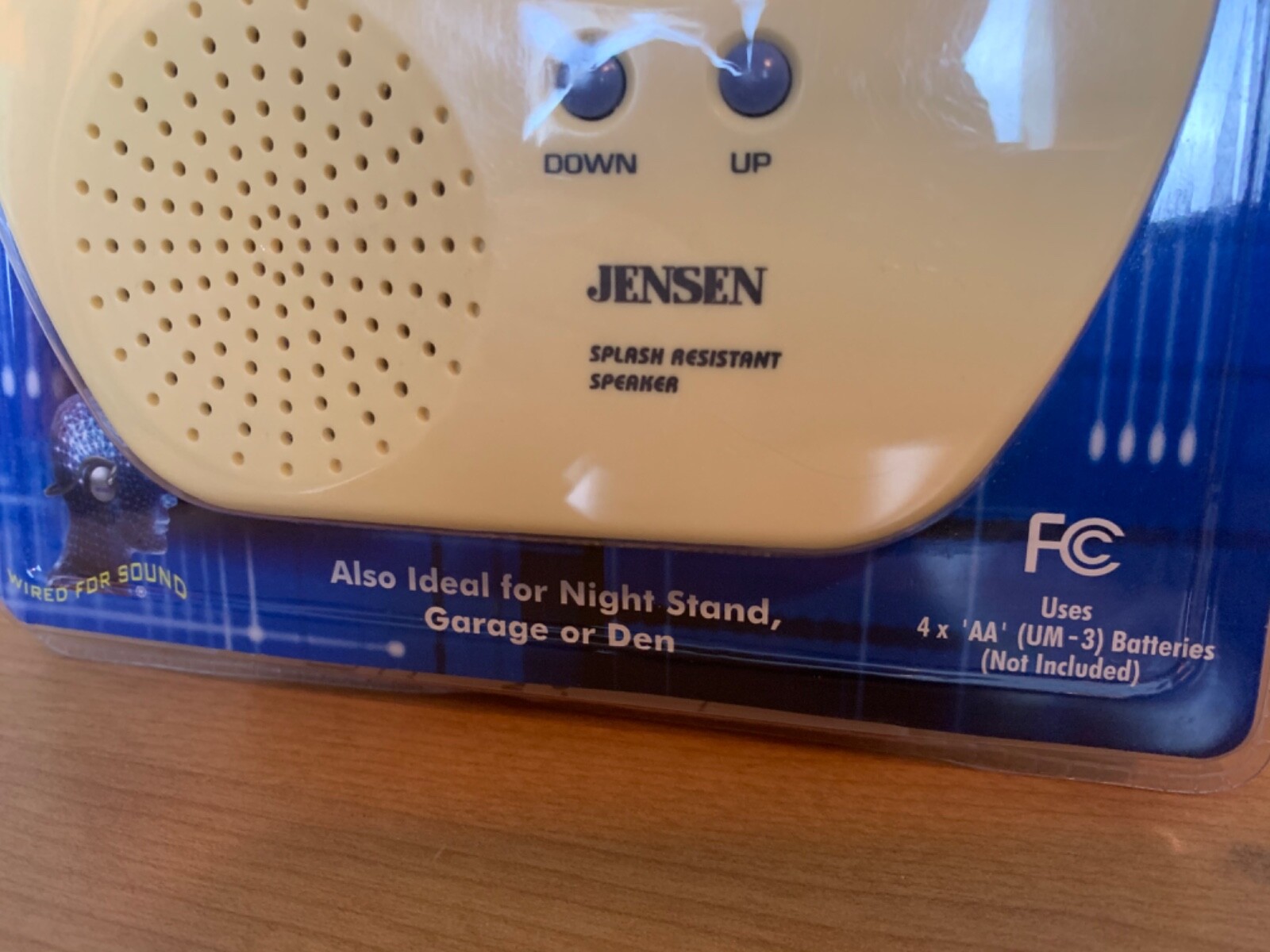 jensen bluetooth shower radio