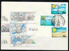 Russia 1991 FDC cover Sc 5965-5967 Environmental Protection. Volga. Baykal.Aral