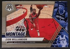 Zion Williamson 2020-21 Panini Mosaic MONTAGE Insert Card (no.22)