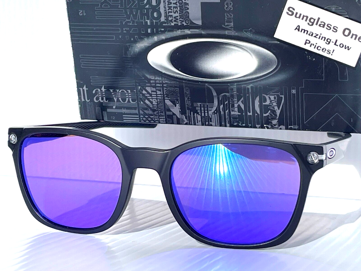 NEW Oakley OJECTOR Matte Black PRIZM Violet Purple Lens Sunglass
