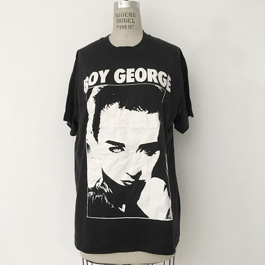 ⭕ 90s Vintage Boy shirt Culture club new wave… Gem