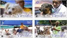 Vanuatu 2013 - Vanuatu's best Friends, Dogs - Set of 4 - MNH