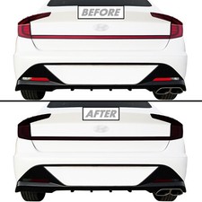 For 20-23 Hyundai Sonata Tail Light Reflector Smoke Precut Vinyl Tint Overlays For 20-23 Hyundai Sonata Tail Light Reflector Smoke Precut Vinyl Tint Overlays